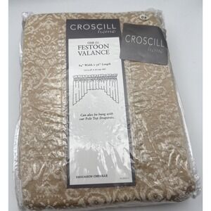 Croscill Home Festoon Valance Dissuasion Chenille 84" X 36" NEW No. 4060